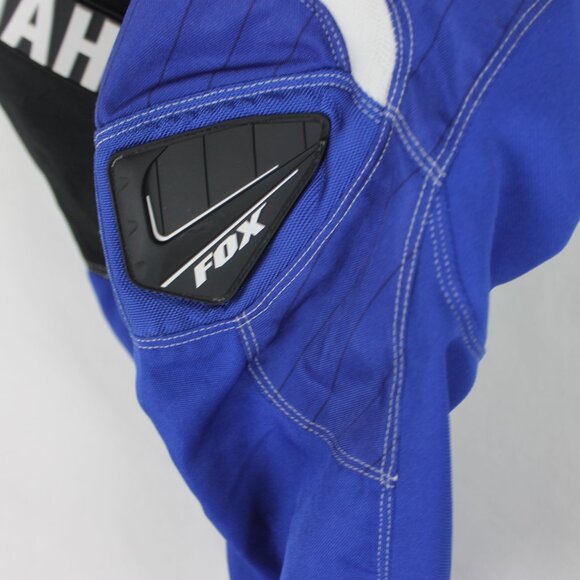 FOX YAMAHA Graphic 180 Blue Motorcycle Racing Pants Size 30 RN# 97275 Motorcross - Picture 8 of 15